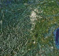 Vienna Basin satellite image